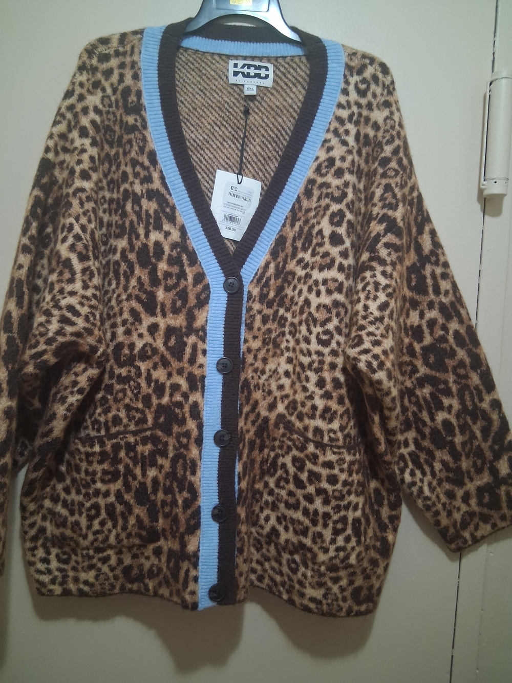 KBB BY KAHLANA Leopard Cardigan - Picture 7 of 7